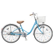 子ども用自転車 スイートピー 点灯虫 24型 変速なし P.スターダストブルー SWE24T