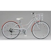 子ども用自転車 ワイルドベリー ダイナモランプ 24型 外装6段変速 グレーフラミンゴ WB462