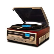 マルチレコードプレーヤー USB対応 ブラウンウッド VS-M001