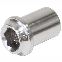 TI-M6L10mm キャリパー用枕頭式チタンナット（M6×L10mm） 108-00126