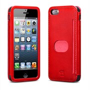 IDCA506-RED [ウォールストリートレザーケースiPhone5 レッド]
