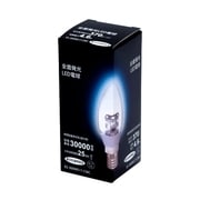 LED電球 E17口金 昼光色透明相当 370lm C形 全面配光 ES-300WE17-CWC