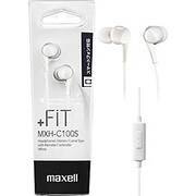 カナル型 ｢+FiT｣MXH-C100S スマートフォン対応リモコンタイプ ホワイト MXH-C100SWH
