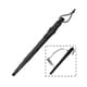 長傘 ES Swing liteflex アンブレラ 手開き式 Black ブラック