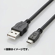 スマートフォン用microUSBケーブル2A出力1.2mブラック MPA-AMB2A12BK
