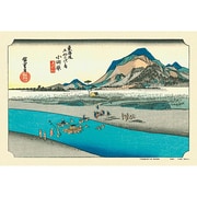 300-050 [ジグソーパズル 東海道五拾三次 小田原 「酒匂川」 300ピース]