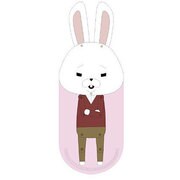 紙兎ロペ ポケットタオル ロペ ピンク [キャラクターグッズ タオル]