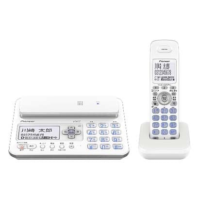 デジタルコードレス留守番電話機 子機1台付き ホワイト TF-FA70W-W