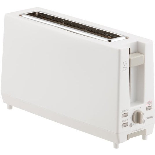 ポップアップトースター　ホワイト TS-D404W