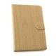 iPad mini用 PUレザーケース 木目 オフホワイト J-05345-1
