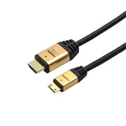 ハイスピードHDMIミニケーブル 3.0m ゴールド HDC30-525GD