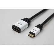 HDMIミニ変換アダプター 10cm ホワイト HCFM01-544WH