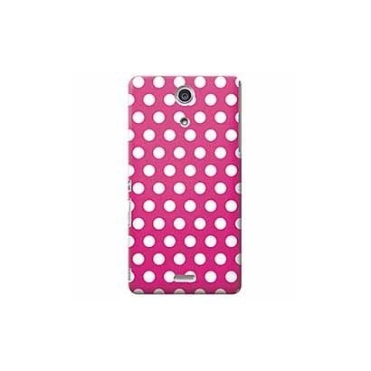 CBY-XC-086 [Xperia Aケース Dots(P/W)]