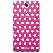 CBY-XC-086 [Xperia Aケース Dots(P/W)]