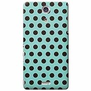 CBY-XC-089 [Xperia Aケース Dots(M/BK)]