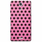 CBY-XC-090 [Xperia Aケース Dots(P/BK)]