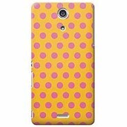 CBY-XC-091 [Xperia Aケース Dots(Y/P)]