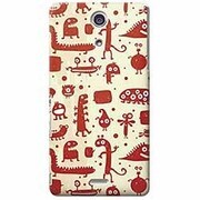 CBY-XC-113 [Xperia Aケース Funny Space Aliens]