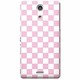 CBY-XC-170 [Xperia Aケース チェックPK×WH]