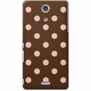 CBY-XC-182 [Xperia Aケース Dots[BR/P]]