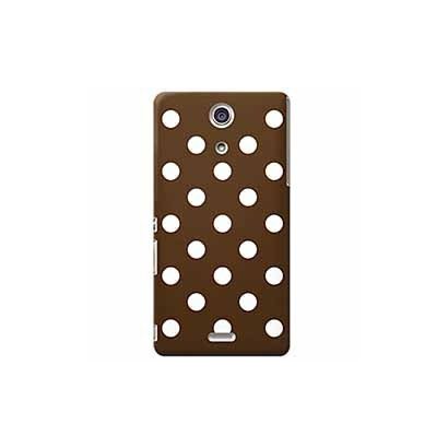 CBY-XC-183 [Xperia Aケース Dots[BR/W]]
