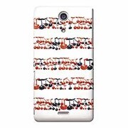 OSSLY-XC-055 [Xperia Aケース チェリーボーダー WH]