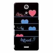 OSSLY-XC-119 [Xperia Aケース Love is bliend BK]