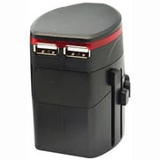 ZF-AP001BK [World USB CHARGER Black]
