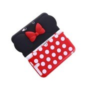 ディズニーキャラクター ダイカット ソフトジャケット ミニー レッド [3DS LL用]