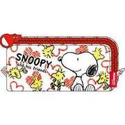 ジップ大ペンケースSNOOPY ハート P-11622