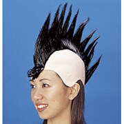 モヒカンヘアー(黒) [コスプレグッズ]
