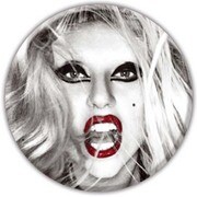 BBL 25mmバッジ BBL0646 LADY GAGA /face (bravado)