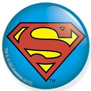 BBL 25mmバッジ BBL9001 DC 25mm CAN BADGE / SUPERMAN_LOGO