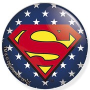 BBL 25mmバッジ BBL9002 DC 25mm CAN BADGE / SUPERMAN_LOGO&STAR