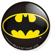 BBL 25mmバッジ BBL9007 DC 25mm CAN BADGE / BATMAN_LOGO