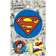 DCバッジ DCB-001 DC /SUPERMAN_SET A [缶バッジ3個セット]