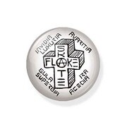 FLAKEバッジ 40mm FLB-004 FLAKE BADGE 40mm /Cross [缶バッジ]