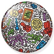 FLAKEバッジ 65mm FLB-108 FLAKE BADGE 65mm /Spaceless [缶バッジ]
