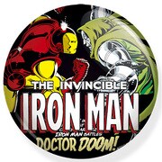 MARVEL COMICSバッジ25mm MVL-306 MARVEL COMICS CAN BADGE 25mm /Iron Man