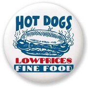 OSB 40mmバッジ OSB017 OilshockDesigns /Hot Dogs [缶バッジ]