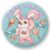OSB 40mmバッジ OSB020 OilshockDesigns /Rabbits [缶バッジ]
