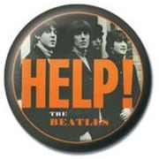 PB 25mmバッジ PB1733 THE BEATLES  /Orange Help [缶バッジ]
