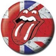 PB 25mmバッジ PB1744 THE ROLLING STONES /Worn Union Jack [缶バッジ]