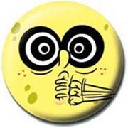 PB 25mmバッジ PB1756 SPONGEBOB SQUAREPANTS /Crazy