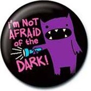 PB 25mmバッジ PB1894 David & Goliath Monster Mash /I'm Not Afraid Of The Dark