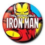 PB 25mmバッジ PB1919 MARVEL /Iron Man