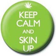 PB 25mmバッジ PB1948 KEEP CALM AND SKIN UP