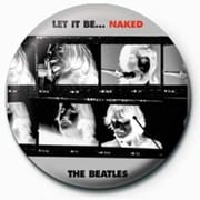 PB 25mmバッジ PB3621 THE BEATLES  /Let It Be Naked