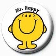 PB 25mmバッジ PB3863 Mr.Happy