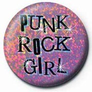 PBG キラキラバッジ PBG1470 PUNK ROCK GIRL